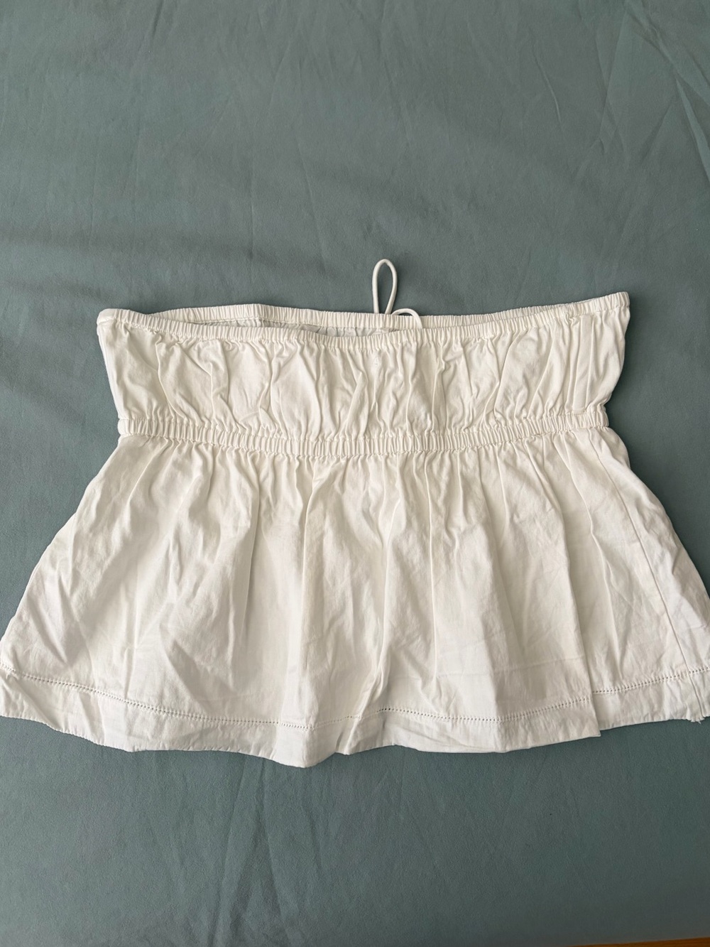 reformation smocked rowen crop top - Picture 3 of 4